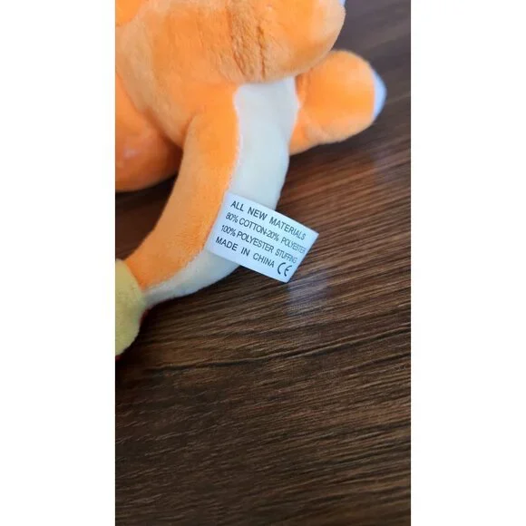 Vintage 90s Nintendo Charmander Dragon Plush 5.5" Stuffed Animal Toy - Picture 5 of 6